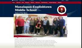 
							         Manalapan-Englishtown Middle School / Homepage								  
							    