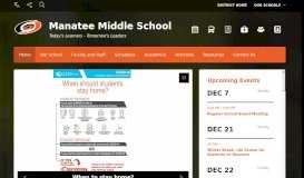 
							         Manatee Middle / Homepage - Collier County Public Schools								  
							    