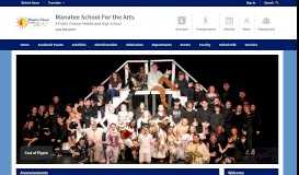 
							         Manatee School For the Arts / Homepage								  
							    