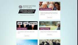 
							         Manchester Adult Policies, Procedures and Practice Portal ...								  
							    