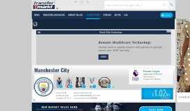 
							         Manchester City - Club profile | Transfermarkt								  
							    