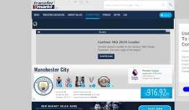 
							         Manchester City - Transfers 19/20 | Transfermarkt								  
							    