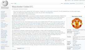 
							         Manchester United F.C. - Wikipedia								  
							    