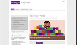 
							         Manchester Video - The University of Manchester								  
							    