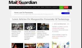 
							         Mangosuthu University of Technology - Mail & Guardian								  
							    