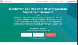 
							         Manhattan Life Group Medicare Insurance Review & Complaints								  
							    