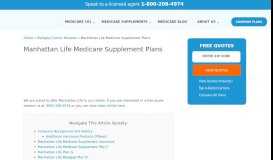 
							         Manhattan Life Medicare Supplement Plans - Bluewave Insurance ...								  
							    