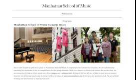 
							         Manhattan School of Music - Register for a campus tour ... - Admissions								  
							    