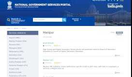 
							         Manipur (5) - Manipur | National Government Services Portal								  
							    