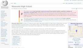 
							         Mansueto High School - Wikipedia								  
							    