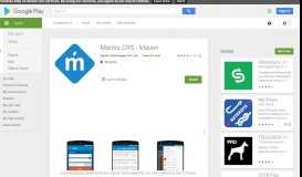 
							         Mantis CRS - Maven - Apps on Google Play								  
							    