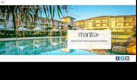 
							         Mantra Hotels | discover resorts and self-contained apartments								  
							    