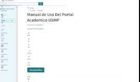 
							         Manual de Uso Del Portal Academico USMP - Scribd								  
							    