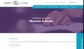 
							         Manuals & Books | HealthCare ConsultLink								  
							    