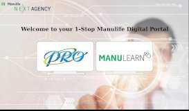 
							         Manulife Agency Portal								  
							    