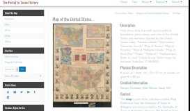 
							         Map of the United States. - The Portal to Texas History								  
							    