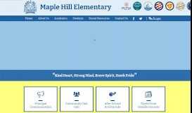 
							         Maple Hill Elementary								  
							    