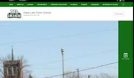 
							         Maple Lake Public Schools / Homepage								  
							    