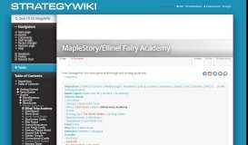 
							         MapleStory/Ellinel Fairy Academy — StrategyWiki, the video game ...								  
							    