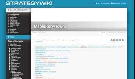 
							         MapleStory/Towns — StrategyWiki, the video game walkthrough and ...								  
							    
