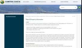 
							         Maps & Property Information | Contra Costa County, CA Official Website								  
							    