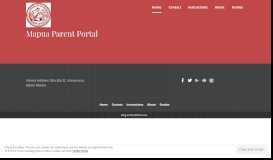 
							         Mapua Parent Portal								  
							    
