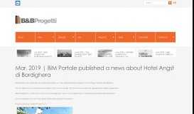 
							         Mar. 2019 | BIM Portale published a news about Hotel Angst di ...								  
							    