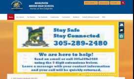 
							         Marathon Middle High School / Homepage - Monroe County School ...								  
							    