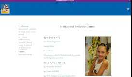 
							         Marblehead Pediatrics Forms - Forms — Marblehead Pediatrics								  
							    