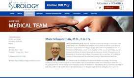
							         Marc Schwarzman, M.D., F.A.C.S. | Urology Care Alliance								  
							    