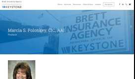 
							         Marcia S. Polonkey, CIC, AAI - Brett Insurance Agency | Johnstown, PA								  
							    