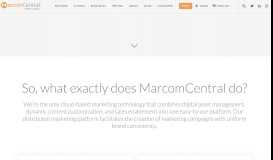 
							         MarcomCentral | Organize, Customize, & Distribute Marketing Content ...								  
							    