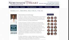 
							         Marcus Brown, M.D. - Northside Heart								  
							    