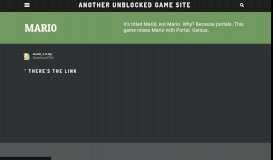 
							         Mari0 - Another Unblocked Game Site								  
							    