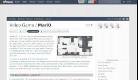 
							         Mari0 (Video Game) - TV Tropes								  
							    