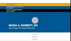 
							         Maria A. Barnett D.O. | Central Ohio Primary Care								  
							    
