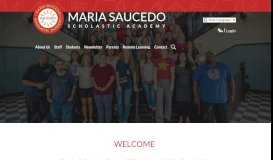 
							         Maria Saucedo Scholastic Academy - Saucedo Elementary Academy								  
							    