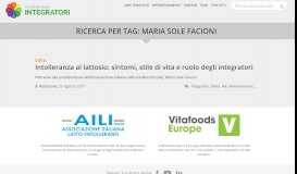 
							         Maria Sole Facioni Archivi – Portale Integratori								  
							    