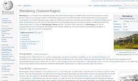 
							         Mariaberg (Gammertingen) – Wikipedia								  
							    