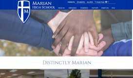
							         Marian High School: Home								  
							    