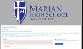 
							         Marian High School								  
							    