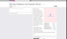 
							         Mariana Fabbiani and Gaston Portal Photos, News and Videos, Trivia ...								  
							    
