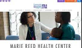 
							         Marie Reed Health Center - Community of Hope								  
							    