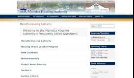 
							         Marietta Housing Authority								  
							    