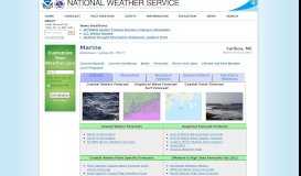
							         Marine - National Weather Service								  
							    