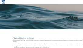 
							         Marine Planning - coast - Pembrokeshire Coastal Forum								  
							    