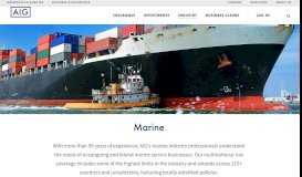 
							         Marine Sector Insurance | AIG US - AIG.com								  
							    