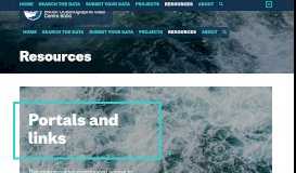 
							         Marine web resources and data portals maintained by BODC								  
							    