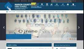 
							         Marion County Public Schools								  
							    