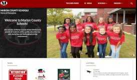 
							         Marion County Schools: Home								  
							    